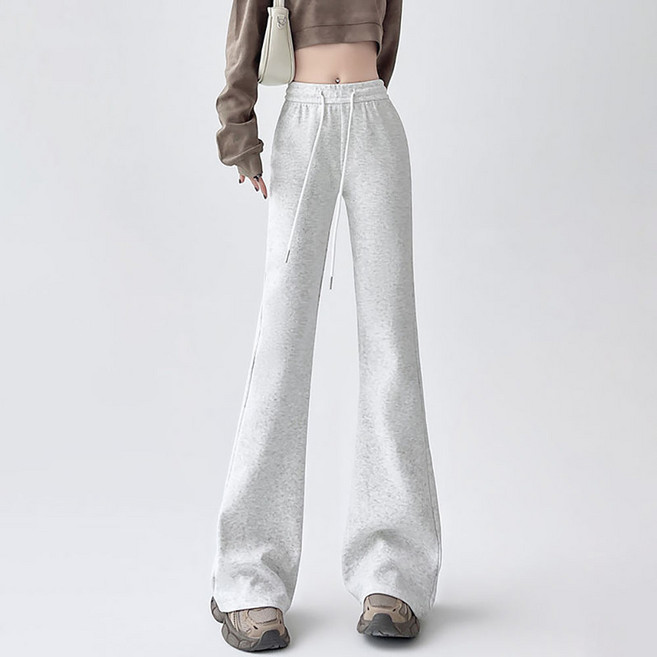 ZIGODAG 성용 하이웨스트 요가 플레어 팬츠 슬림핏 트레이닝 웨어 ZKYYBQ51958