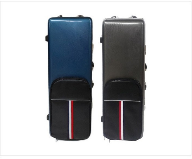 콩테 색소폰 사각케이스 테너 알토 하드케이스 가방, 블랙, 1개