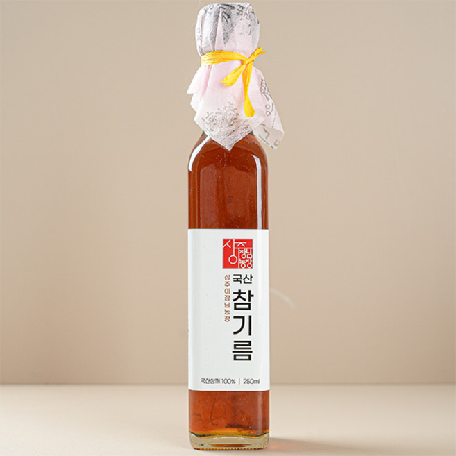 상주이장님농장 25년 햇 국산 참기름 저온압착, 1개, 250ml