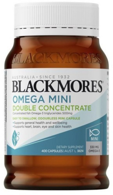 블랙모어스 오메가 더블 컨센트레이트 미니캡슐 400캡슐, 400정, 1개