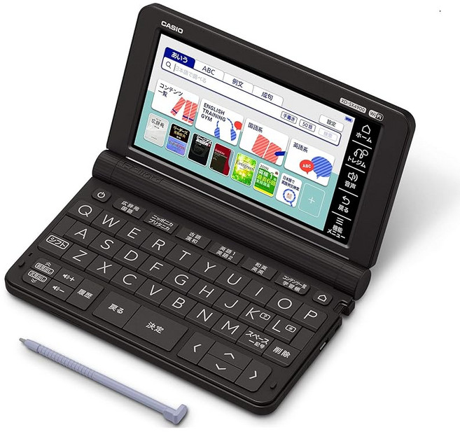 카시오 전자사전 고등학생 (영어강화모델) 엑스워드 XD-SX4900BK 240콘텐츠 블랙 XD-SXN49BK 세트