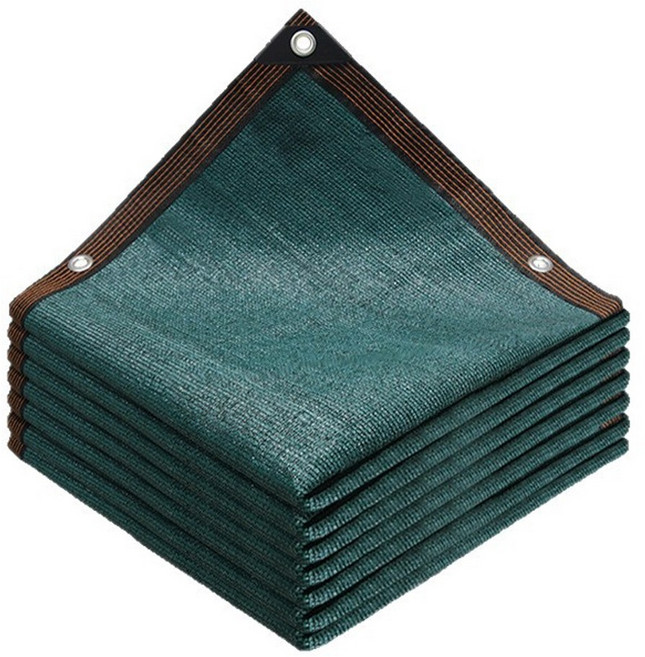 차광막 테라스옥상 정원 그늘막 자외선차단 햇빛차단 강력사중직 차양망 UV 그늘막, 짙은 녹색