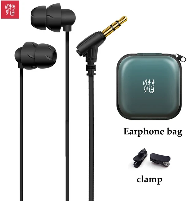 기존 Qianyun S03 이어폰베이스 유선 3.5MM 스포츠 헤드폰 Xiaomi Samsung Huawei, 01 검정색