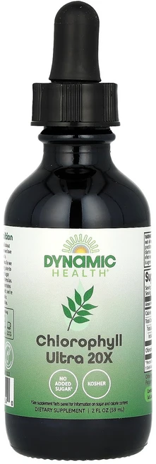 Dynamic Health Chlorophyll Ultra 20X 2 fl oz 59 ml, Dynamic Health, Chlorophyll Ul, 59ml, 1개 - 쿠팡