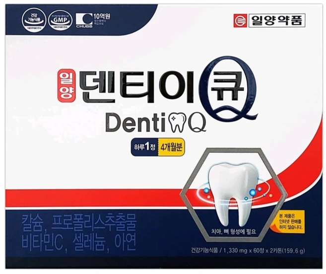 일양약품 덴티이큐 칼슘 120정 1개 - 쿠팡