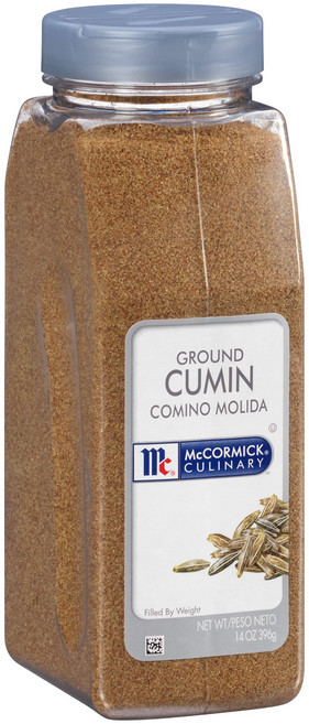 맥코믹 컬리너리 분쇄 커민 14온스 - 중동 멕시코 아 McCormick Culinary Ground Cumin 14 oz - One 14 Ounce Container of, 1개