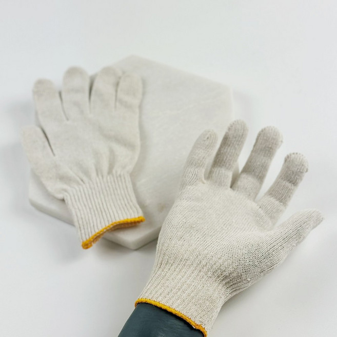 라이프존 면 목장갑 작업용 35g, 100세트, 화이트