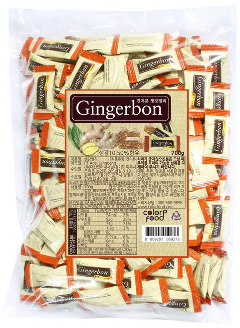 진저본 생강젤리 츄잉젤리, 700g, 1개
