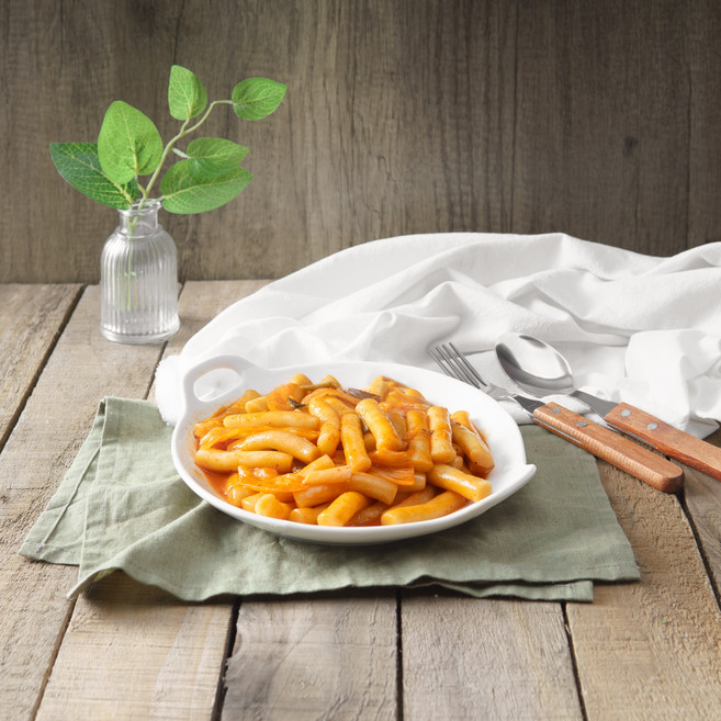 (빨강떡볶이) 카우 떡볶이 업소용 캠핑용 빨강 떡볶이 분말소스, 빨강떡볶이 분말소스, 순한맛, 300g, 1개