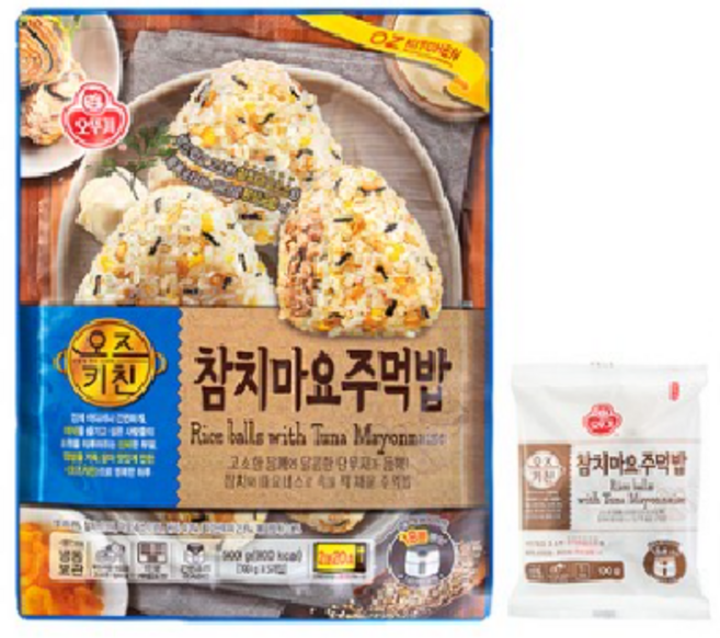 오뚜기 오즈키친 참치마요주먹밥 500g, 10개