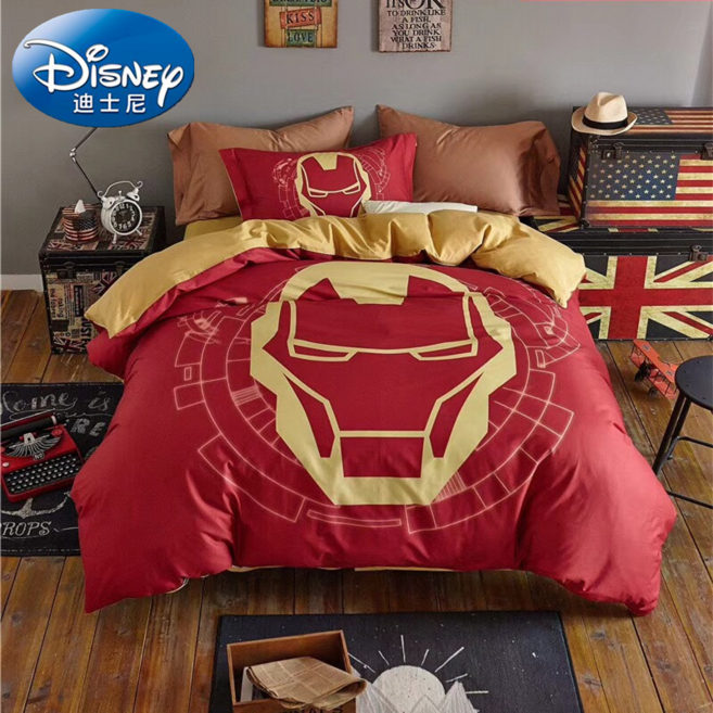 마블 어벤져스 침대 이불 커버 아이언맨 스파이더맨 이불 베게 세트 슈퍼싱글, K