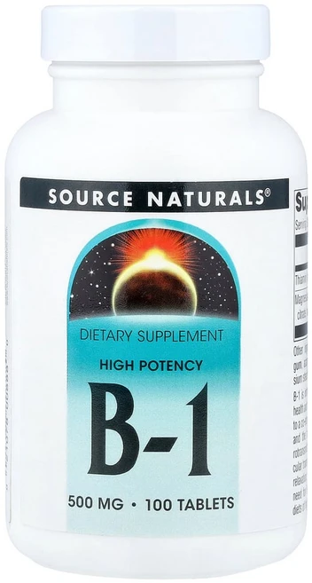 소스네츄럴스 B-1 하이포텐시 500 mg 100 정, 1개, 100정 - 쿠팡