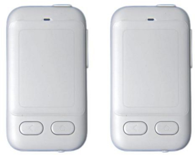 CheerTok Air Singularity 휴대 전화 원격 제어 에어 마우스 블루투스 무선 다기능 터치 패드 CHP03 For Android iOS, 8)2Single button white