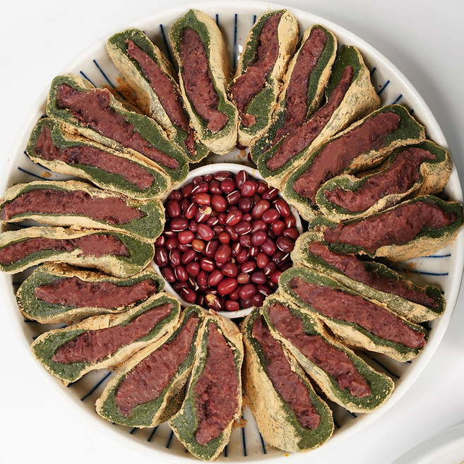 청년떡방 전라도청년 당일제조 저당 콩쑥개떡, 1개, 1.2kg