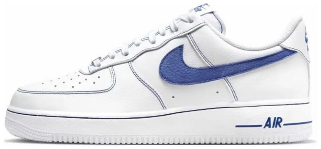 나이키 에어포스 1 '07 LV8 화이트 딥 로얄 블루