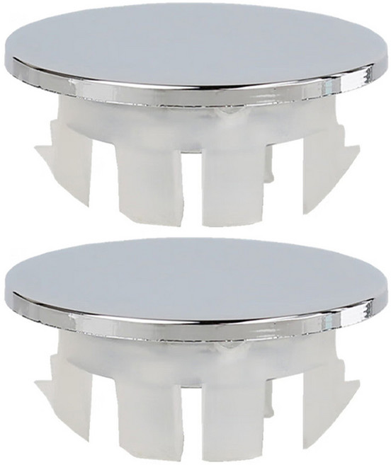 투데이리빙 2개 세트 세면대 오버플로우 배수 밸브 마개 욕실 화장실 욕조 하수구 트랩 해충 벌레 방지 악취 차단 교체 물마개 부속품 22-24mm 호환