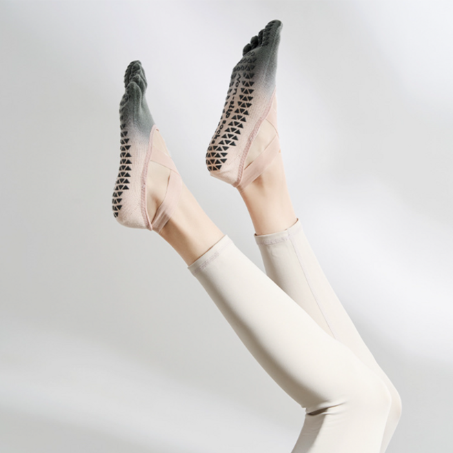 까마느 요가 양말 미끄럼 방지 발가락 필라테스 운동 양말