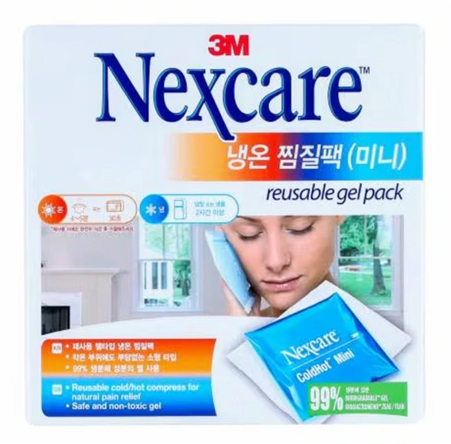 3M 넥스케어 냉온찜질팩 미니(12 x 11cm) 1박스(1개입) 재사용가능 - 쿠팡