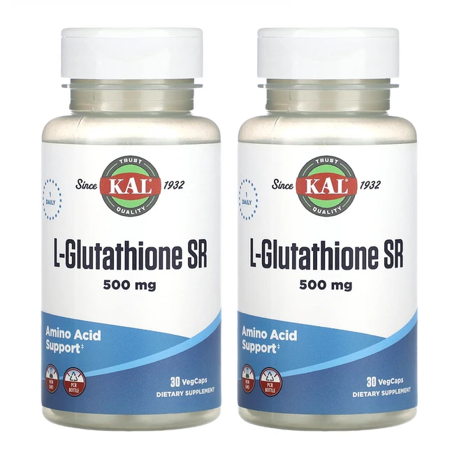 KAL L 글루타치온 SR 500mg 30베지캡슐 X 2개, 2개(30캡슐＋30캡슐), 30정 - 쿠팡