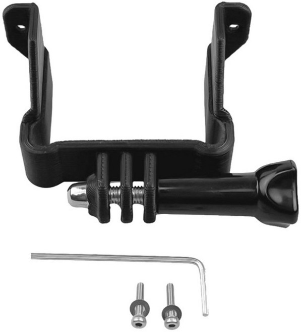 Avata 드론 상단 확장 브래킷 용 용기 GoPro 포트 파노라마 카메라 장착 어댑터 홀더 리트로이트 액세서리 수정, 검은색