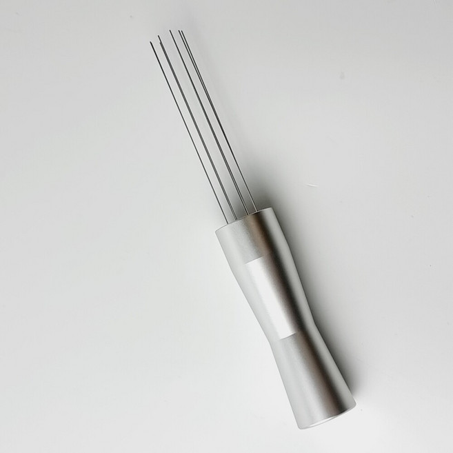 빈플랜트 칠침봉 침칠봉 도징툴 커피 디스트리뷰터 레벨링툴, 실버, 1. 칠침봉, 1개