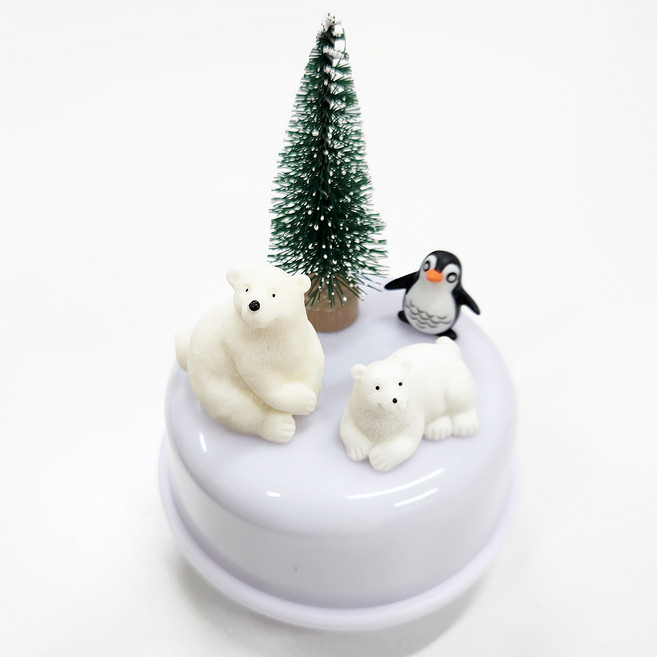 쁘띠끄 데코덴 오르골 만들기 꾸미기, 화이트