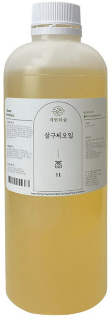 살구씨오일 1L 살구씨기름 바디오일 헤어오일 자연의숲, 1개