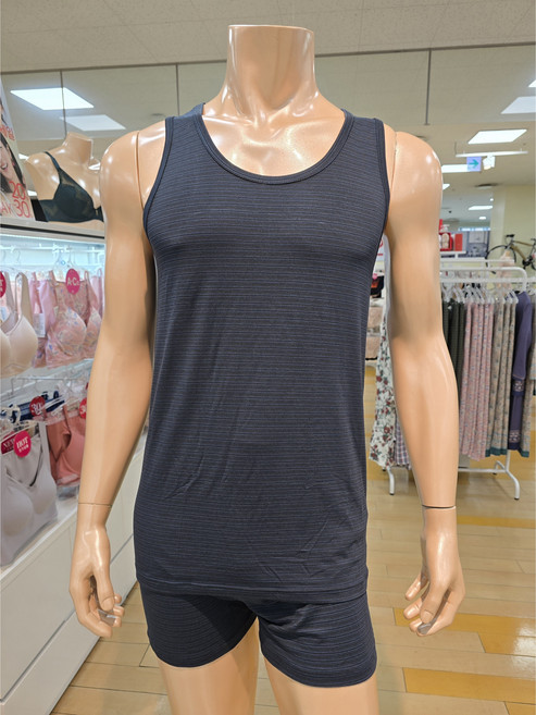 비비안 남성 친환경섬유 에코베로 스트라이프 심플하면서 고급진 런닝 RU8316