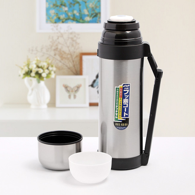 1.8L 대용량 스텐 보온병 진공 보온 보냉 물병, 단품, 1개