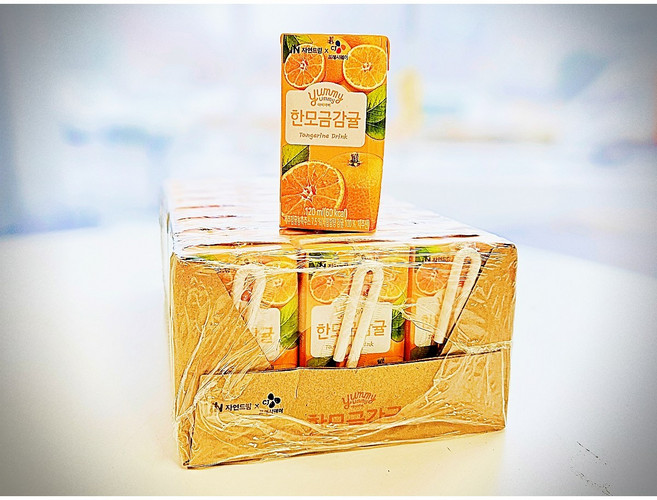 씨제이프레시웨이 & 자연드림 한모금감귤 120ml*24개입, 48개, 120ml