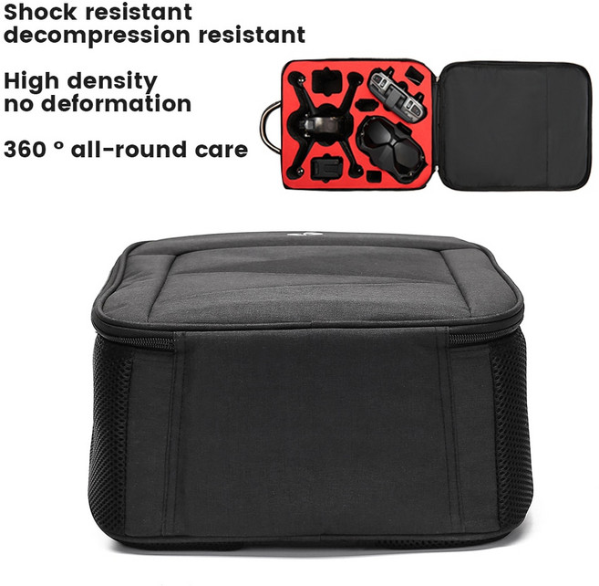 DJI-FPV 배낭 숄더 백 운반 케이스 드론 콤보 고글 도구 방수용 휴대용, 1개