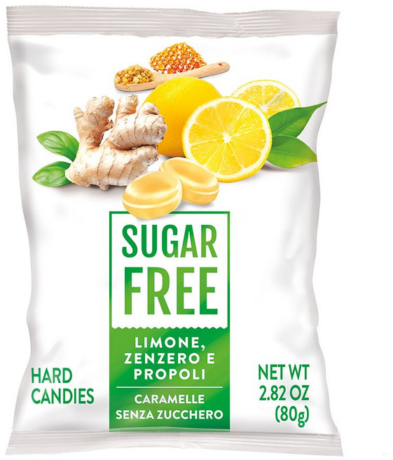 세라 슈가프리 레몬&진저캔디 80g, 1개