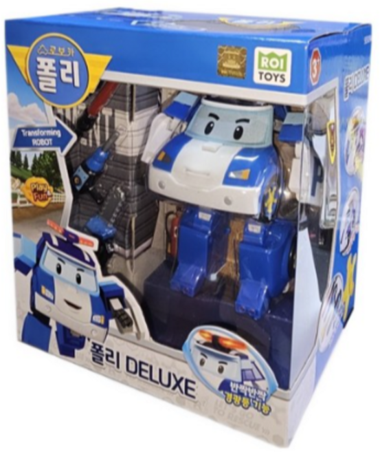 로보카폴리 로이토이즈 디럭스 폴리 변신로봇 166 x 126 x 185 mm, 혼합색상, 1개