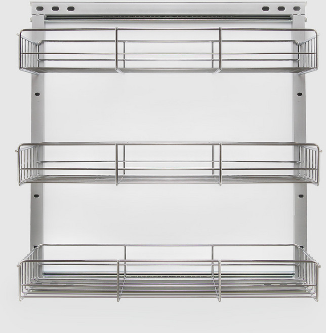 국산 LT망 싱크대 양념꽂이 양념망장 양념장 하부장 선반 인출식 슬라이딩 레일, LT망150, 1개