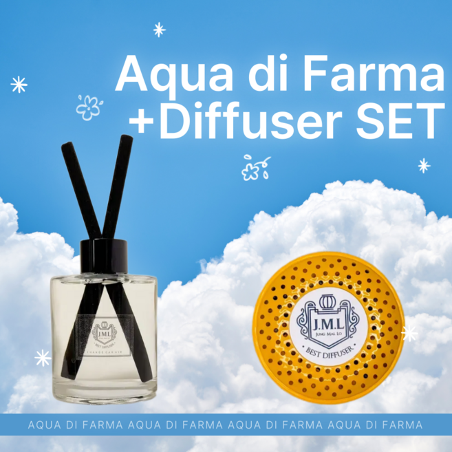 [아쿠아 디 파르마 리필 호환] 송풍구 거치형 + 130ml 디퓨저, 9. 우드세이지 & 씨쏠트, 1개