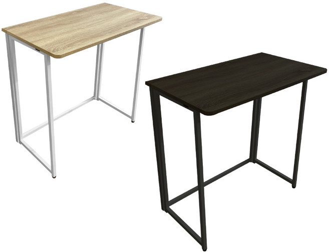 KIWISH奇意 日系無印風折疊桌 懶人桌 工作桌 電腦桌, 橡木紋