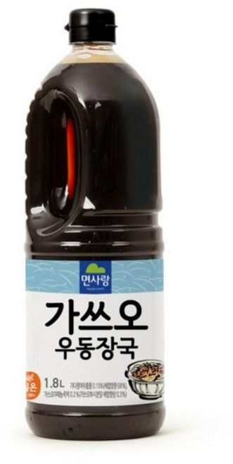 면사랑 가쓰오 우동장국1.8L 업소용 우동다시 우동국물 우동육수, 1.8L, 1개