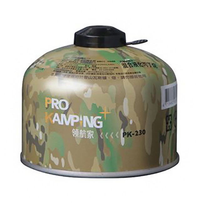 PRO KAMPING 領航家 露營瓦斯罐, 230g, 1個