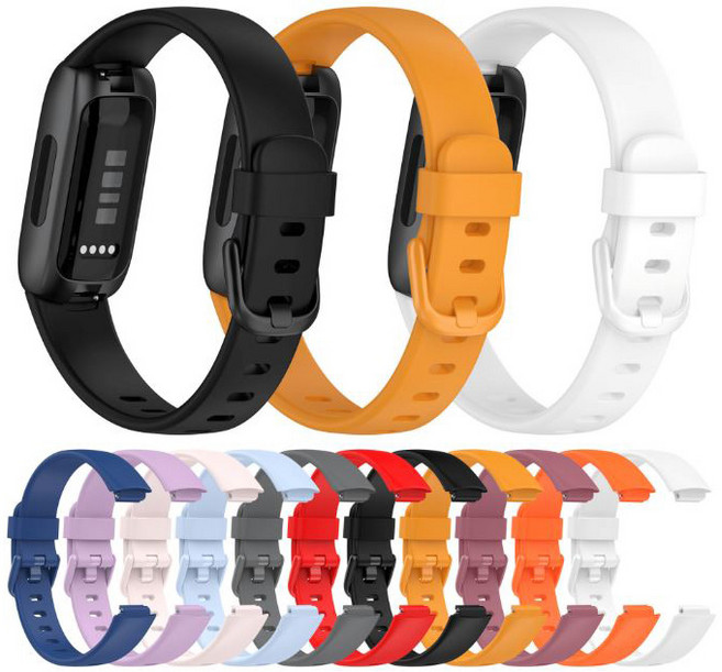 에이앤콩 핏빗 인스파이어3 호환 실리콘 스트랩, 화이트밴드