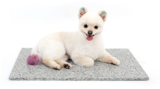 강아지 고양이 대리석 쿨매트 밝은계열