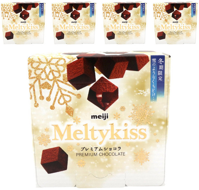明治 Melty Kiss 特級巧克力, 5個, 52g