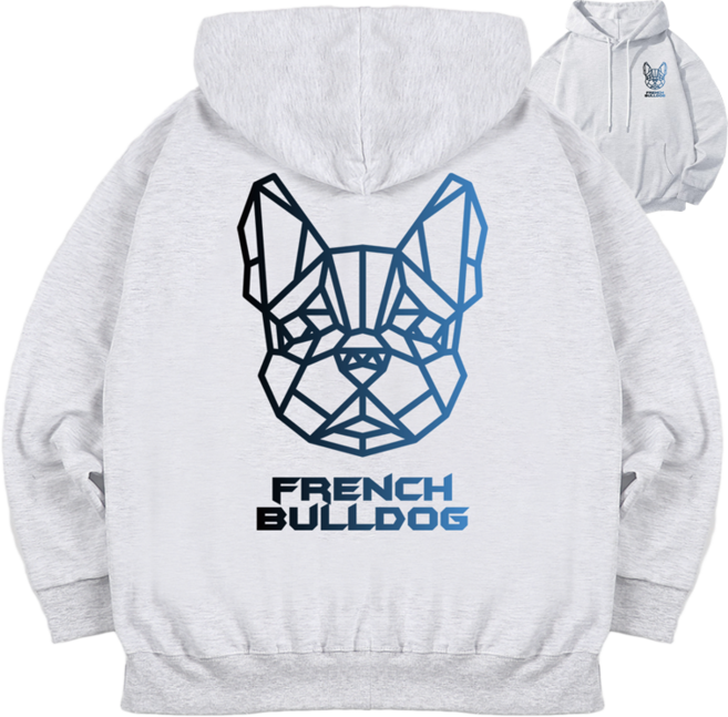 마고(MAGO) 그라데이션 불독 후드티