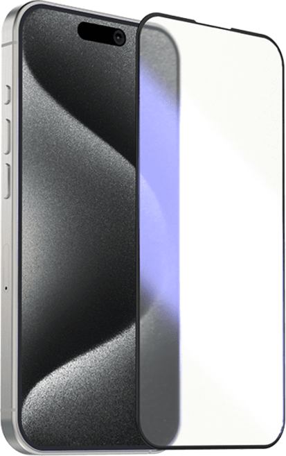 지모 아이폰 풀커버 나노핏 블루라이트 강화유리 액정 보호필름, 1개