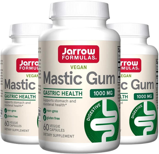 재로우 매스틱 검 1000mg 베지 캡슐, 60정, 3개 - 쿠팡