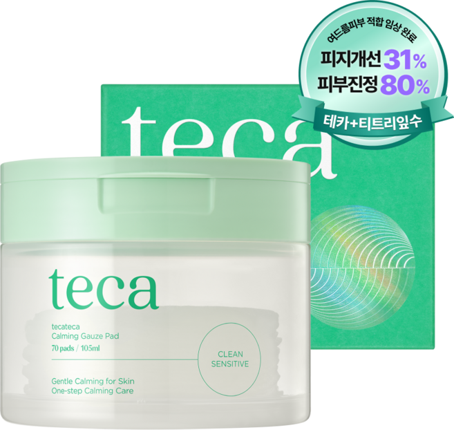 엠디스픽 테카테카 트러블 붉은기 개선 쿨링 카밍 시카 토너 패드 70매, 1개, 70매입