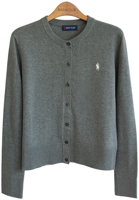 라파클럽 여성용 라운드 니트 가디건