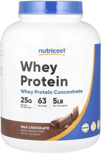 뉴트리코스트 WPC 웨이프로틴 맛있는 단백질 보충제 2268g 밀크 초코맛 1개, 2.268kg - 쿠팡