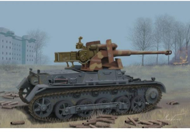 11454144 밀리터리 포병 탱크 프라모델 장갑차 드래곤 DRAGON 1/35 WW.II 독일 전차 I호 대전차 자주포 7.5cm Stuk40L/48 탑재형 스마트 키트 플라, 11454144 밀리터리 포병 탱크 프라모델 장갑차 드