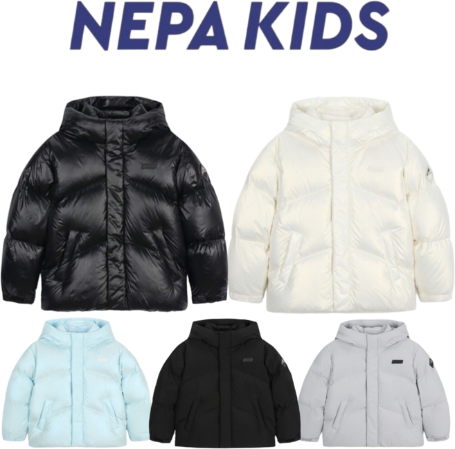 [정가 199.000] 네파키즈 숏패딩 덕다운 점퍼 아동 한겨울 보온 방풍 80:20