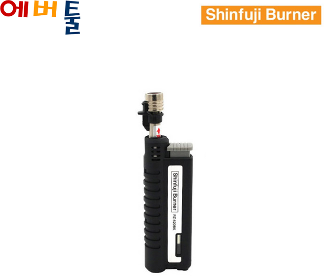 신후지버너 슬라이드 가스토치 RZ-520 - 색상선택 (검정 노랑 빨강 흰색), 흰색, 1개